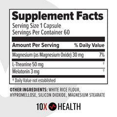 10X Health System cápsula en primer plano que destaca su textura y calidad