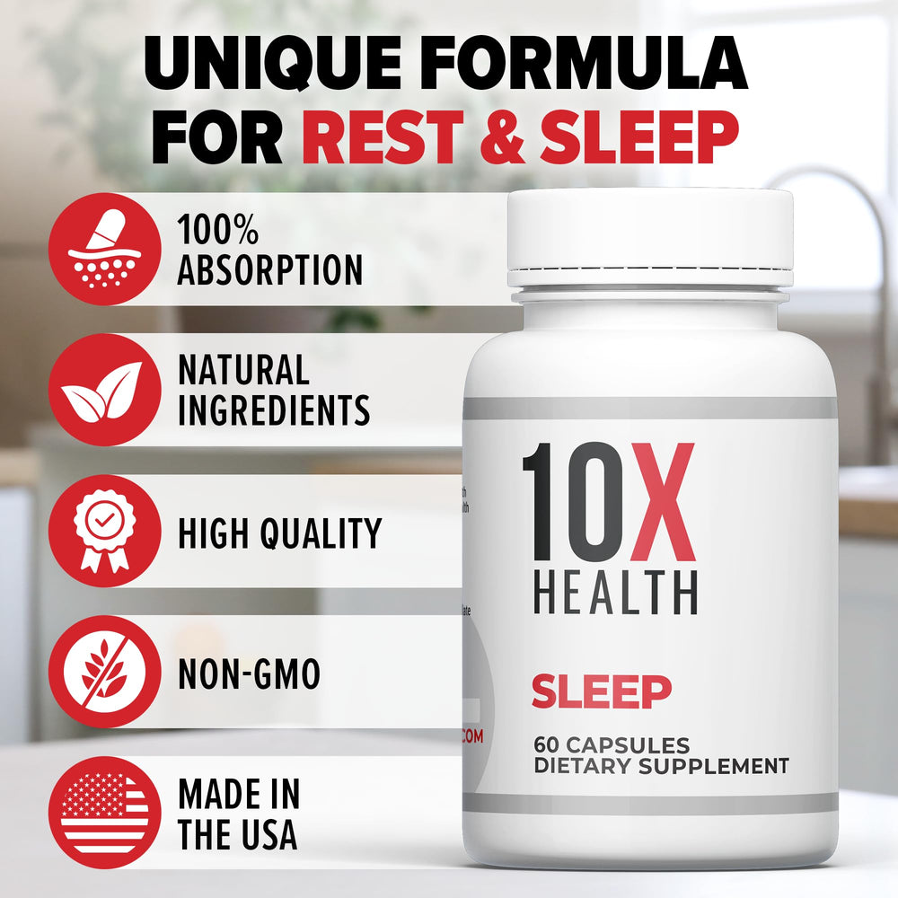 10X Health System cápsula junto a mano para visualizar tamaño y facilidad de uso