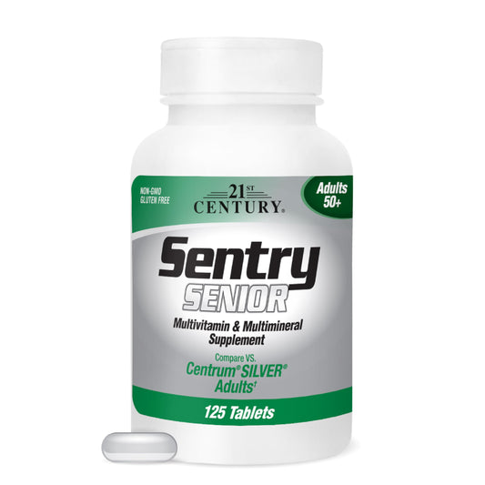 21st Century envase frontal muestra producto y beneficios visibles
