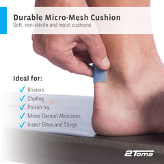 2Toms detalle de la malla micro-mesh que amortigua y evita fricción
