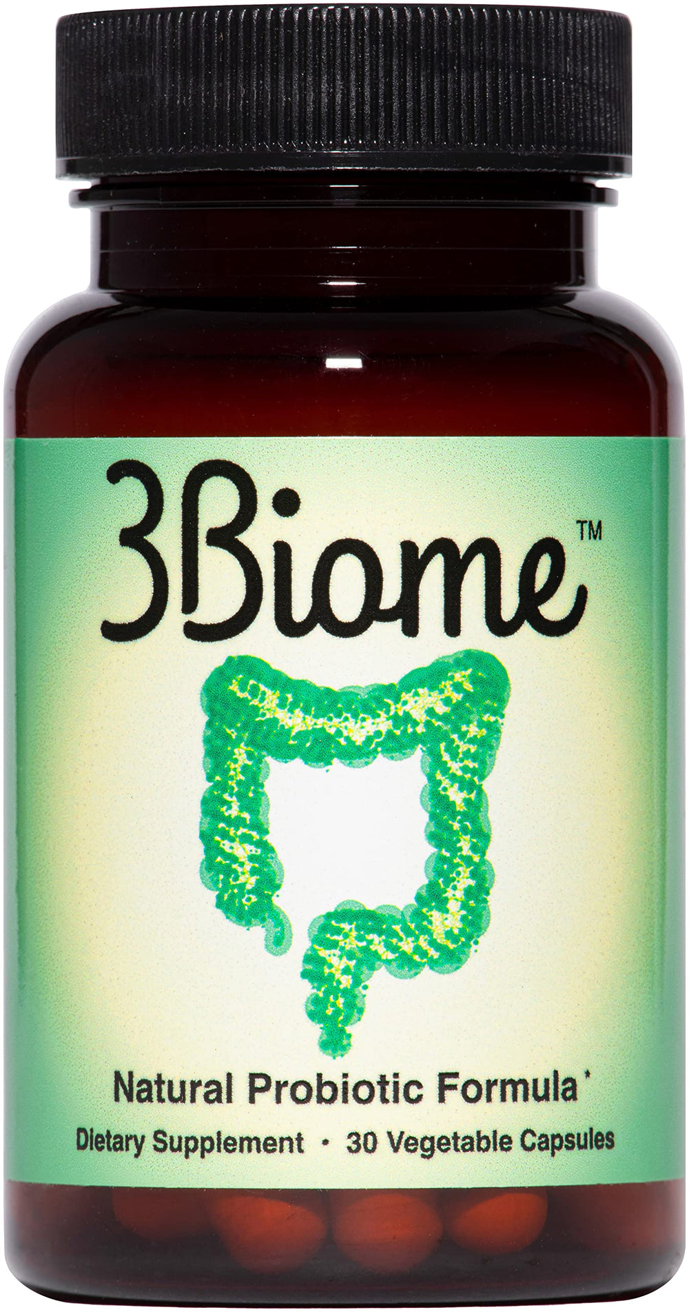 3Biome frente del producto mostrando etiqueta clara y confianza