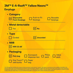 3M E‑A‑Rsoft en taller industrial, protección auditiva para operarios