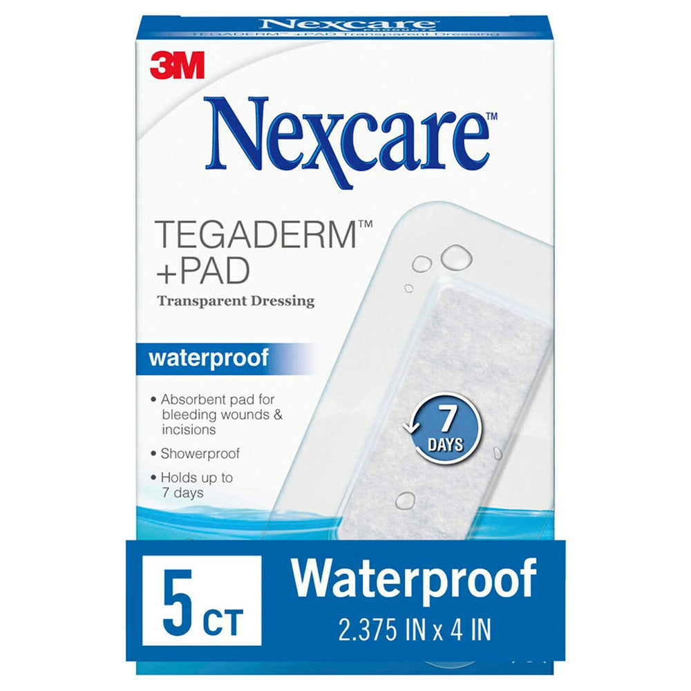 3M Nexcare frontal del apósito mostrando transparencia y protección
