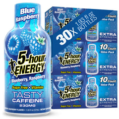 5-hour ENERGY frente del paquete de 30, transporte compacto y listo