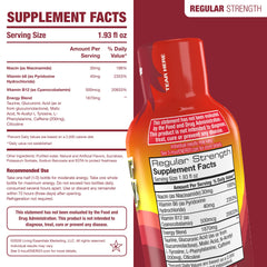 5-hour ENERGY frasco en mano mostrando portabilidad y uso rápido