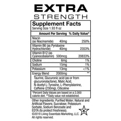 5-hour ENERGY detalle del líquido sour apple destacando apariencia y frescura
