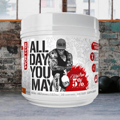 5% Nutrition primer plano del polvo para ver textura fina y mezcla fácil de disolver