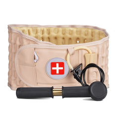 6xigouma empaque frontal de la faja lumbar beige para fácil identificación