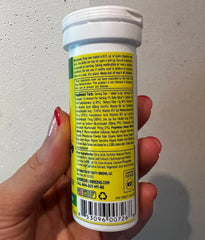 8G tubo abierto con tabletas mostrando las 30 porciones diarias