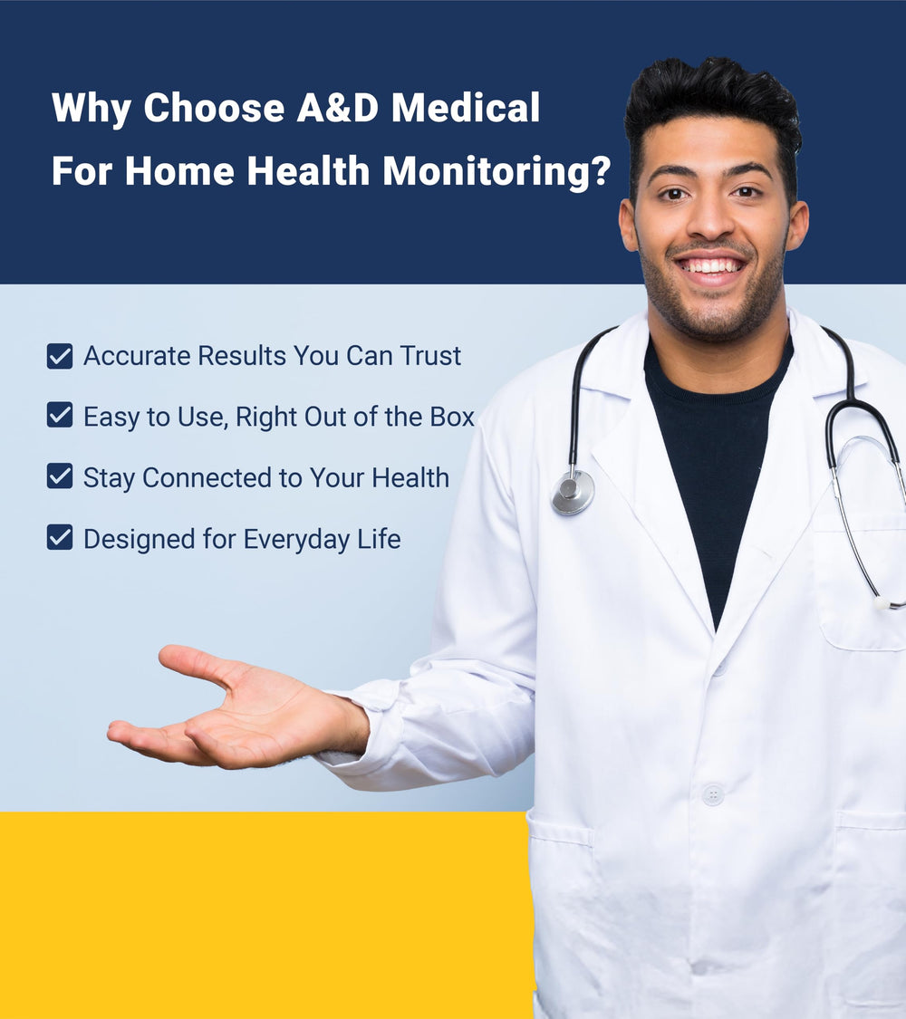 A&D Medical app Heart Track mostrando registro para control y revisión