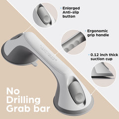 ABLECARE mecanismo de palanca que crea vacío para fijación fiable