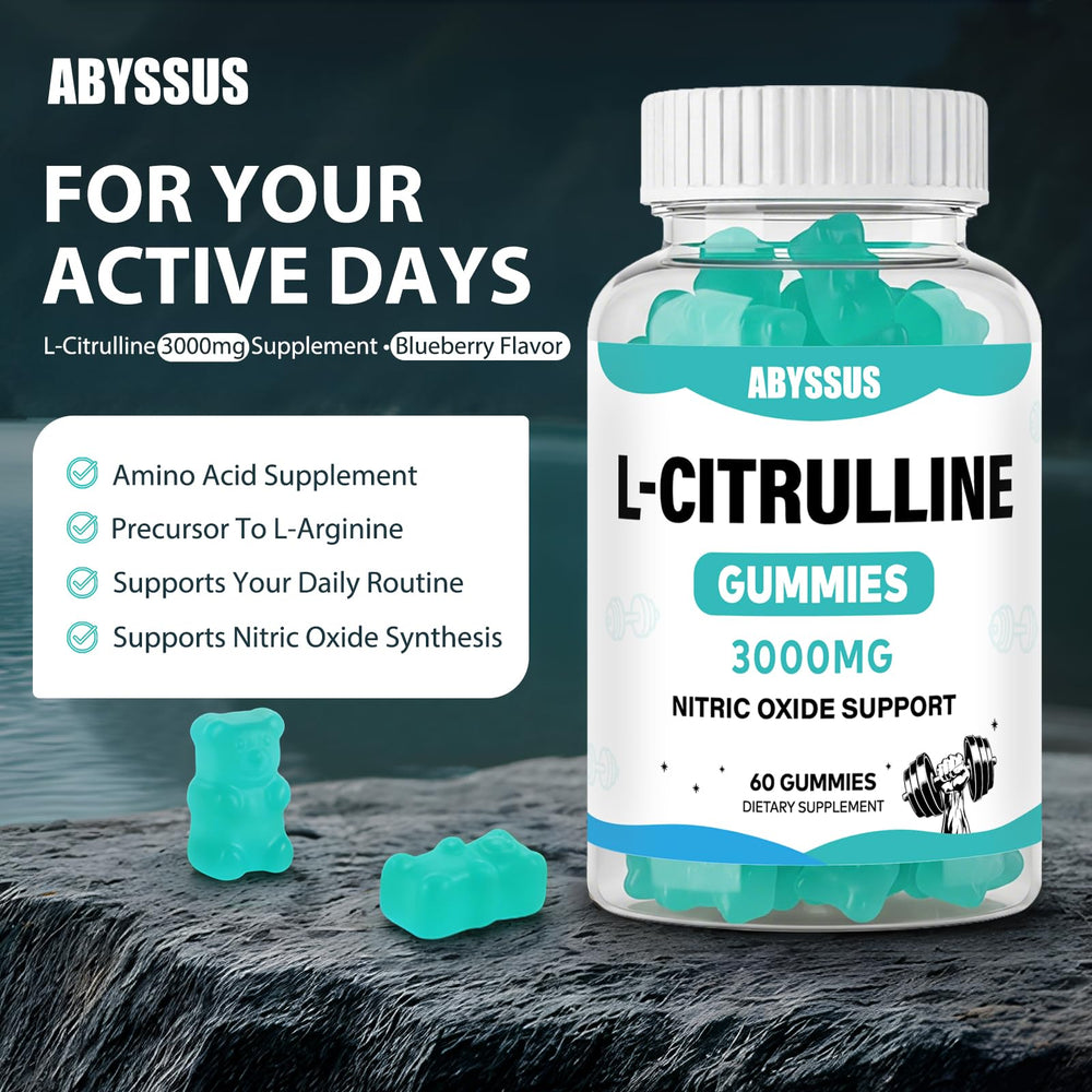 ABYSSUS primer plano de la textura de la gomita para fácil masticación