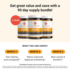 ACTIVATEDYOU Morning Complete scoop demonstrates a quick, nourishing morning ritual.