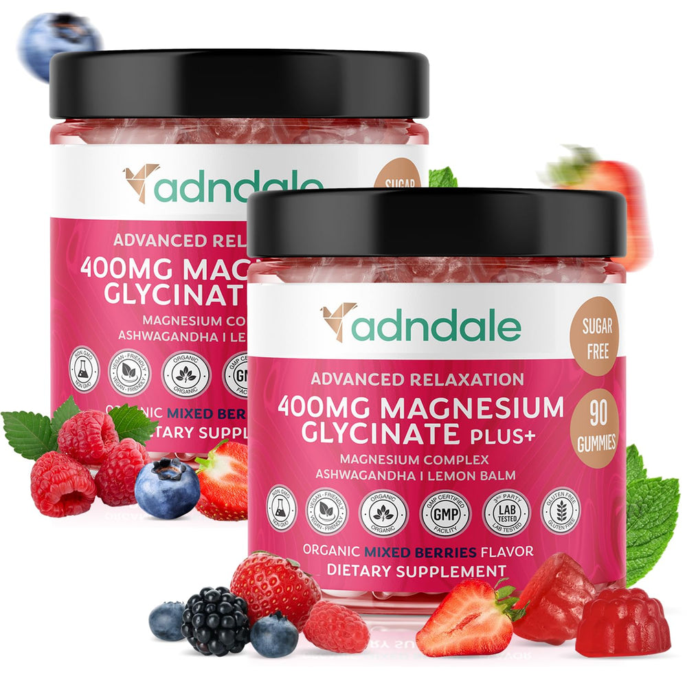 Adndale envase frontal mostrando el diseño y cantidad, confianza en calidad