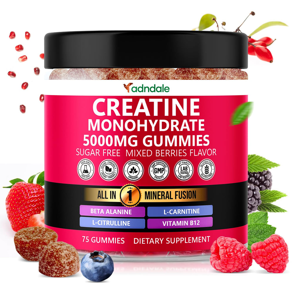 Adndale envase frontal con gominolas y información clara