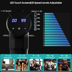 AERLANG pantalla táctil con control de 20 velocidades y fácil ajuste