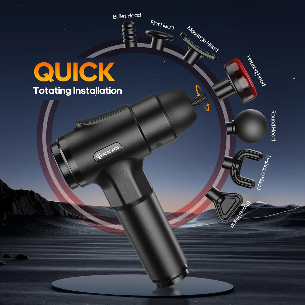 AERLANG conjunto de seis cabezas intercambiables para distintos grupos musculares