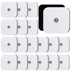 AFDEAL paquete frontal con 20 almohadillas para reemplazo TENS y compatibilidad 3.5mm