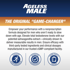 Ageless Male usado antes de entrenar para mejorar rendimiento