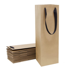 Aimyoo bolsa frontal marrón kraft mostrando su forma y estilo versátil