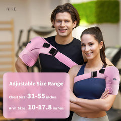AIRE comparación de tamaño junto a un brazo para elegir talla adecuada