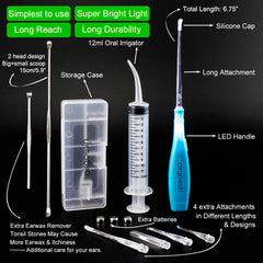 airgoesin pick de acero inoxidable ofreciendo control firme durante extracción