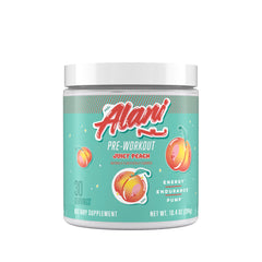 Alani Nu frente del envase mostrando diseño y 30 servicios, ideal para elegir sabor