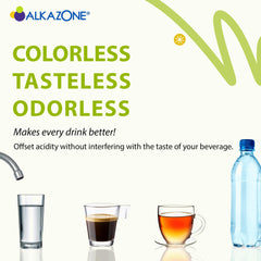 Alkazone etiqueta con lista de ingredientes y minerales visibles