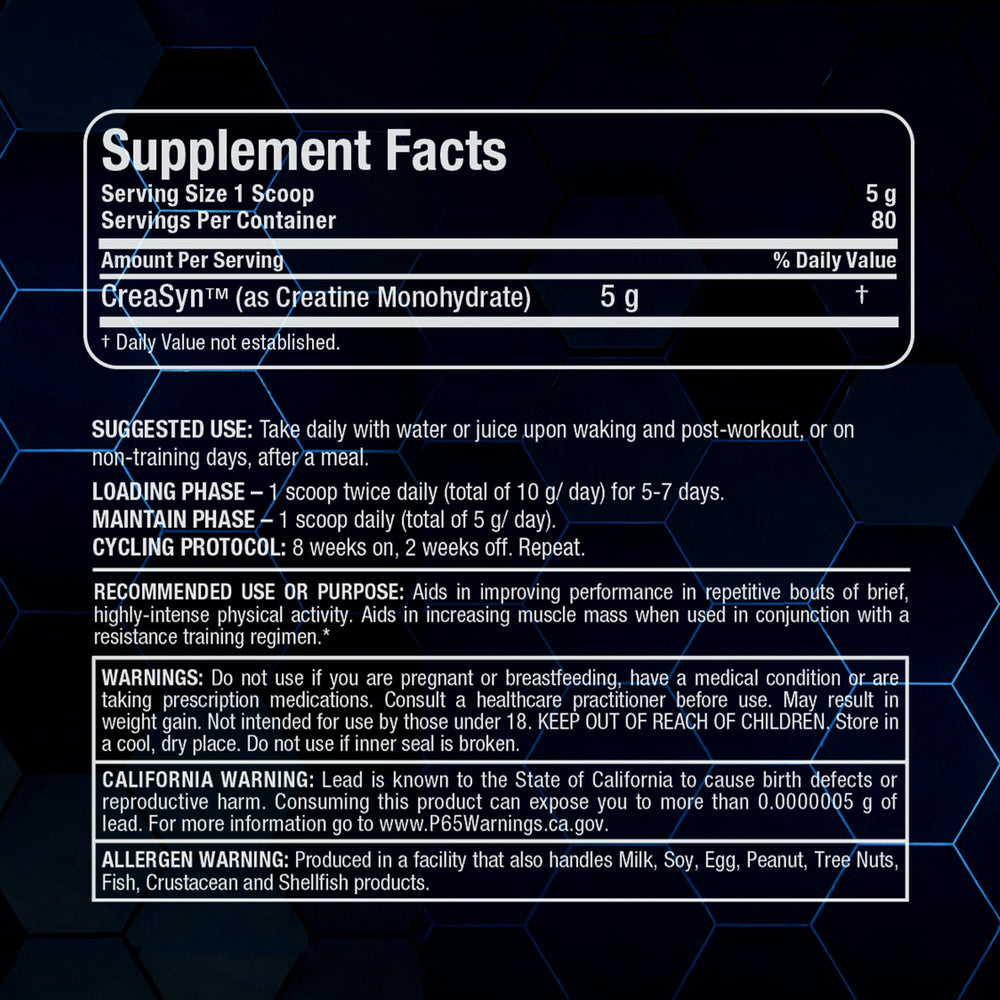 ALLMAX polvo micronizado detalle de textura, mezcla rápida