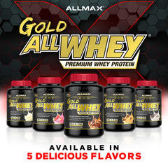 Textura cremosa de ALLMAX Gold ALLWHEY al batir.