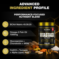 ALLMAX Vitastack textura de comprimidos para ver calidad y acabado