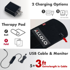 ALLOLO funda organizadora con accesorios mostrando transporte y almacenamiento ordenado