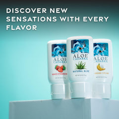 Aloe Cadabra primer plano de la lista de ingredientes limpios y sin parabenos