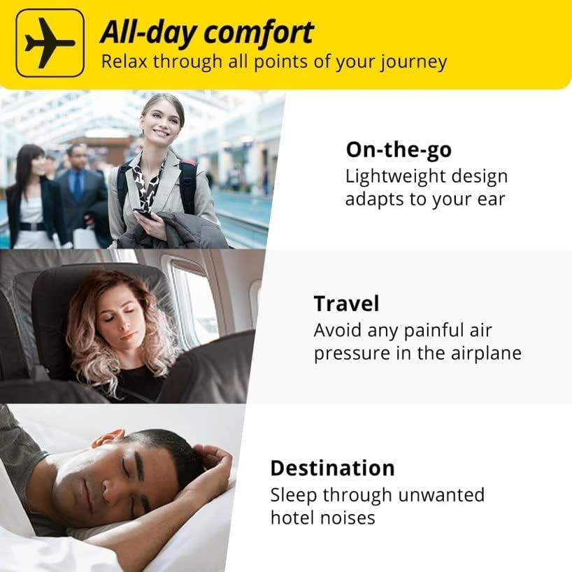 Alpine FlyFit etiqueta con certificaciones y nivel de reducción acústica
