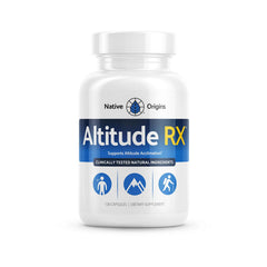 Envase Altitude RX OxyBoost Complex mostrando frente y cantidad de 60 servicios como beneficio práctico