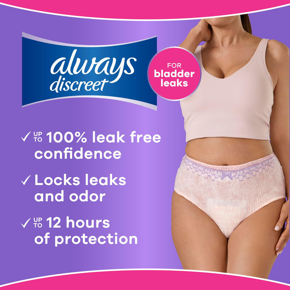 Always Discreet comparación de tamaño para ver ajuste real