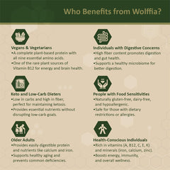 AMA GROW Wolffia, vertido en bebida para incorporar proteínas diariamente.