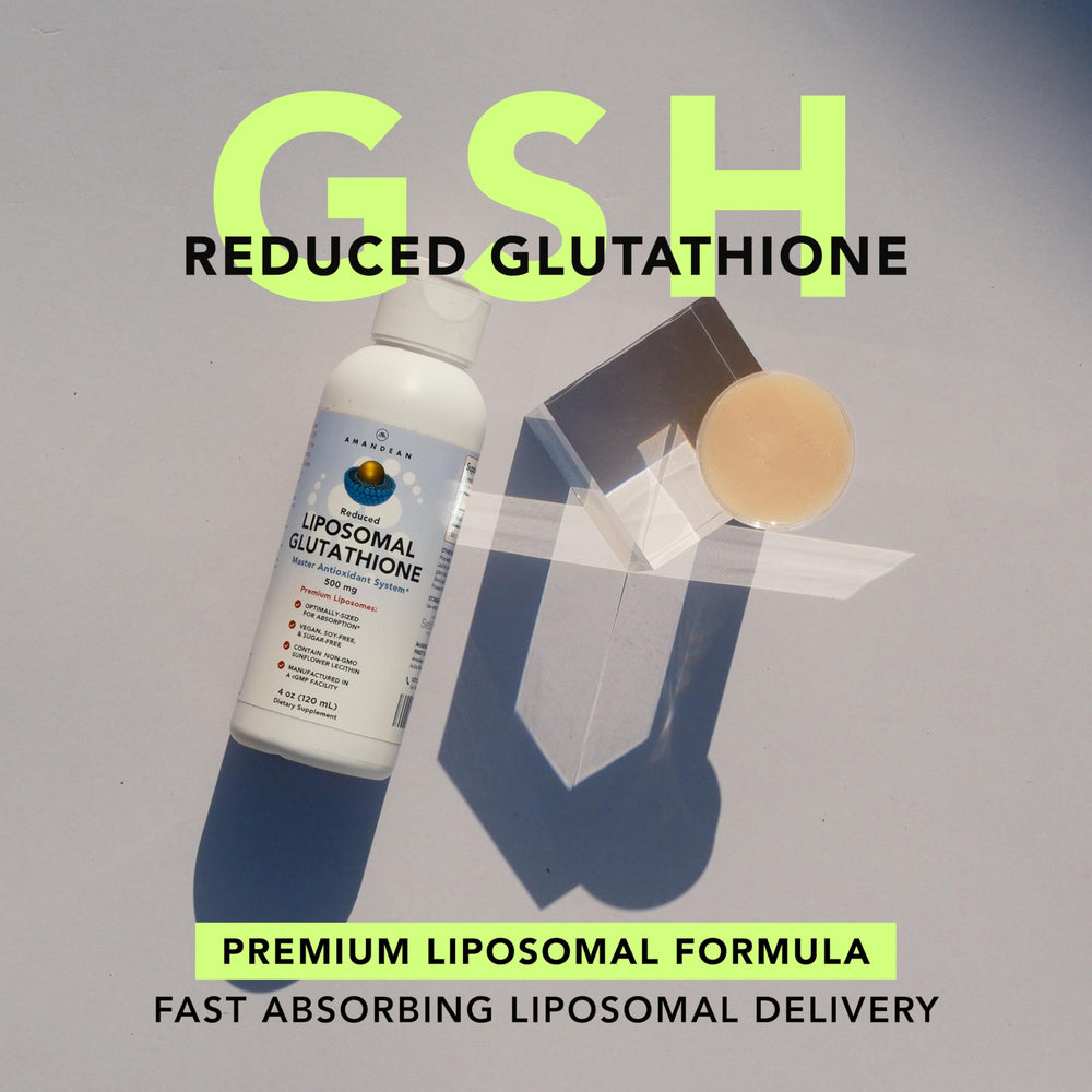 AMANDEAN textura líquida brillante del glutatión lipozomal para fácil absorción