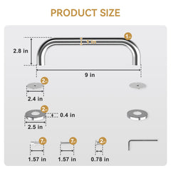 AmazerBath kit de instalación con broca 6mm y tornillería incluida