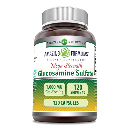 Amazing Formulas glucosamina sulfato 1000 mg envase práctico para uso diario