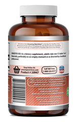 Amazing Nutrition botella abierta con tabletas listas para uso