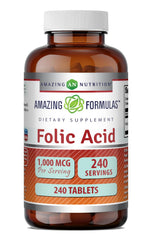 Amazing Nutrition envase frontal mostrando 240 tabletas y beneficio de duración