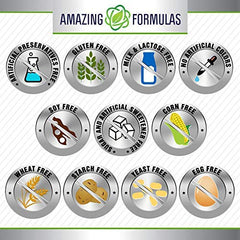 Amazing Nutrition sello GMP y certificado de pruebas de terceros, garantía de pureza