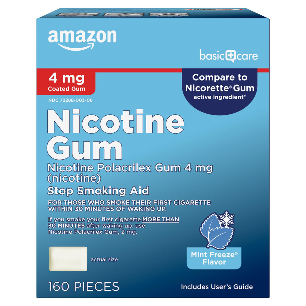 Amazon Basic Care frontal del envase mostrando cantidad y sabor, ayuda a planificar suministro