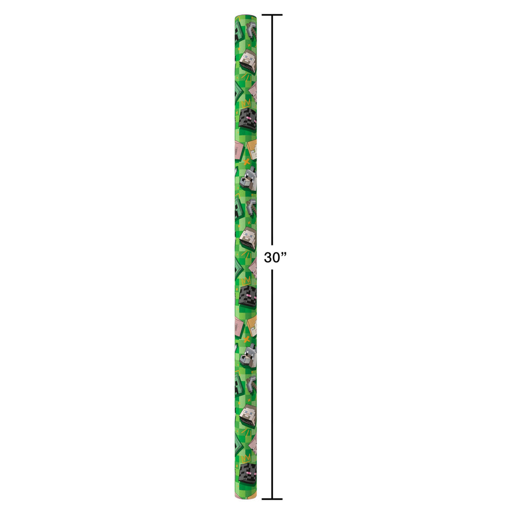 American Greetings reverso con patrón pixelado verde claro, combina fácilmente