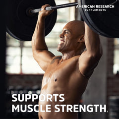 American Research Supplements etiqueta nutricional destacando 5 g por servicio