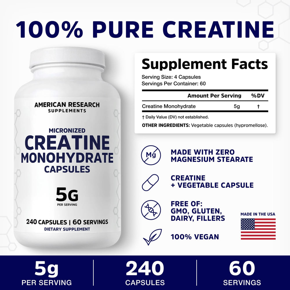 American Research Supplements polvo micronizado cerca para mejor disolución