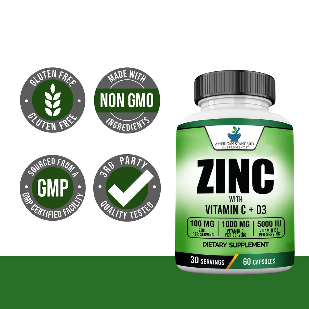 American Standard Supplements etiqueta de ingredientes que destaca pureza y dosificación