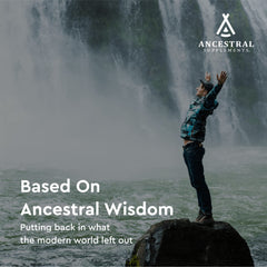 Ancestral Supplements cápsulas junto a comida para uso diario