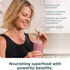 Ancient Nutrition ingredientes crudos que indican origen transparente